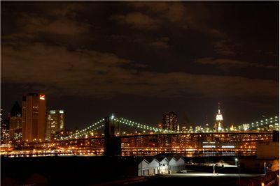 Picture Of Brooklyn Bridge Night