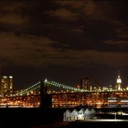 Picture Of Brooklyn Bridge Night