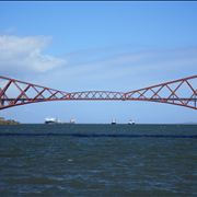 Picture Of Cantilever Rail Bridge Over The Forth River Estuary