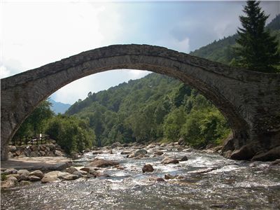 Picture Of Old Romanesque Bridge
