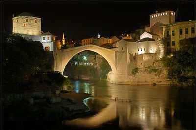 Stari Most At Night