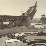 Sydney Harbour Bridge Early Construction
